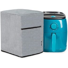 Crutello Air Fryer Cover with Storage Pockets for 2.8-4.8 Quart Fryers, Fits Various Brands, Heavy Duty Air Fryer Covers, Air Fryer Covers For Kitchen Counter