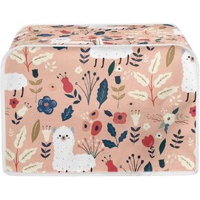 Cute Alpaca Toaster Oven Covers Polyester Toaster Cover for Two Slice Toaster and Dust & Fingerprint Protection in Saudi Arabia