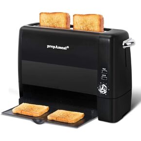 Long Slot Toaster 2 Slice Wide Slot Bread & Bagel Toaster (Black) in Saudi Arabia