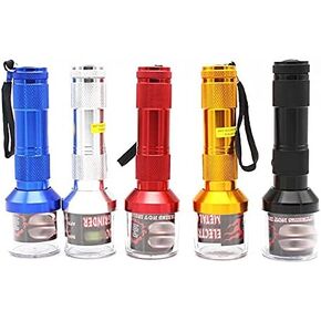 Zinc Alloy Electric Metal Grinder Herb Tabacco Crusher Grinder Cracker(Blue Color, no battery included) in Kuwait