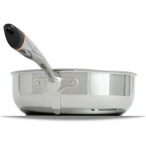 Hestan - سلسلة SmartChef - مقلاة صلصة من الفولاذ المقاوم للصدأ مع غطاء، أواني طهي حثية للتحكم في درجة الحرارة، مقلاة صلصة الكل في واحد (5.5 لتر) in Kuwait