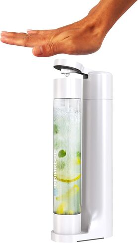 Fizzpod Sparkling Water Maker Soda Maker Infused Fruits Soda Maker Machine for Carbonating with 1L Carbonating Bottle, Seltzer Fizzy Water Maker, Includes 3 x 1l Carbonating Bottle Compatible with 60L CO2 Carbonator in Saudi Arabia