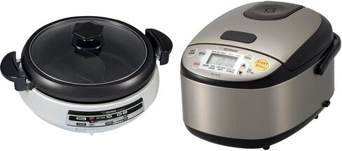 Zojirushi EP-PFC20HA، مقلاة كهربائية Gourmet d’Expert® لوعاء Yin Yang الساخن in Kuwait