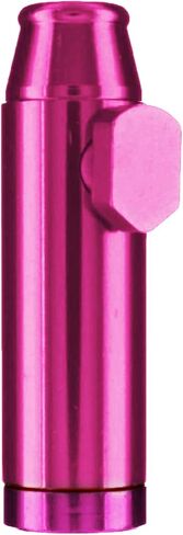 موزع استنشاق رصاصي من iSnuff Snuff (معدني) طراز أمستردام باللون الأسود - زجاجة تخزين مضادة للتسرب - Rocket Bullet in Kuwait