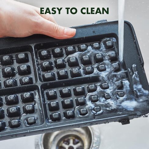 أطباق وافل صحية من السيراميك غير قابلة للالتصاق وقابلة للعكس من GreenPan للشواية والشواية 6 في 1، آمنة للاستخدام في غسالة الأطباق، خالية من PFAS in Kuwait