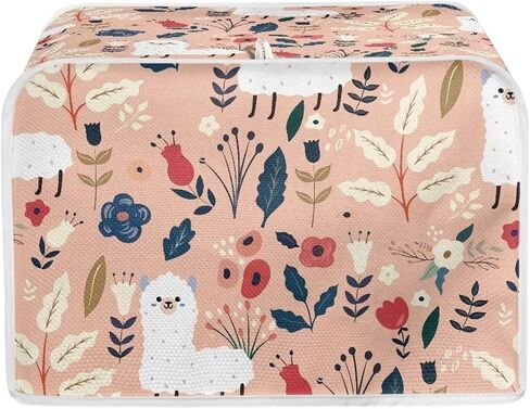 Cute Alpaca Toaster Oven Covers Polyester Toaster Cover for Two Slice Toaster and Dust & Fingerprint Protection in Kuwait