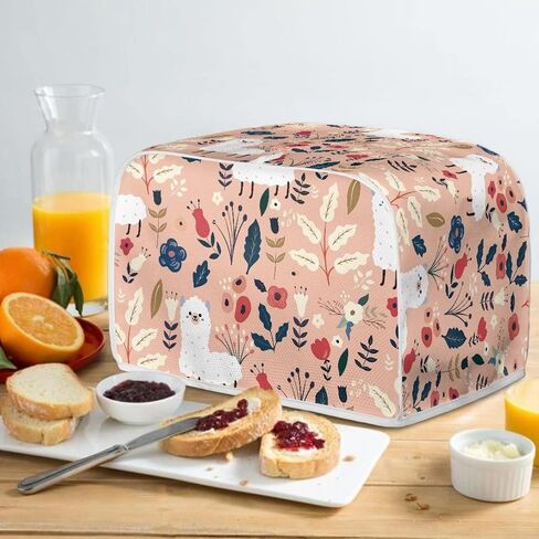 Cute Alpaca Toaster Oven Covers Polyester Toaster Cover for Two Slice Toaster and Dust & Fingerprint Protection in Kuwait