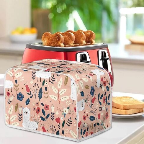 Cute Alpaca Toaster Oven Covers Polyester Toaster Cover for Two Slice Toaster and Dust & Fingerprint Protection in Kuwait
