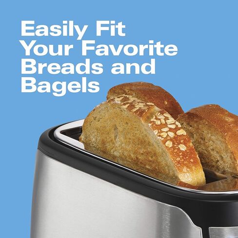 Hamilton Beach Keep Warm 2 Slice Toaster, Silver with Black (22811) in Kuwait