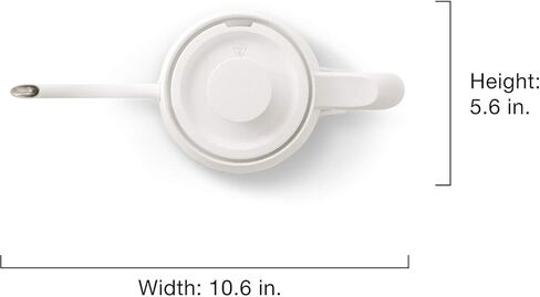 بالمودا الغلاية | غلاية كهربائية خفيفة الوزن معقوفة | ستانلس ستيل | سعة 0.6 لتر (20 أونصة سائلة) | مؤشر ضوء النيون | مثالي للشاي والقهوة | K02H-BK | أسود | نسختنا in Kuwait