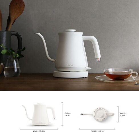 بالمودا الغلاية | غلاية كهربائية خفيفة الوزن معقوفة | ستانلس ستيل | سعة 0.6 لتر (20 أونصة سائلة) | مؤشر ضوء النيون | مثالي للشاي والقهوة | K02H-BK | أسود | نسختنا in Kuwait