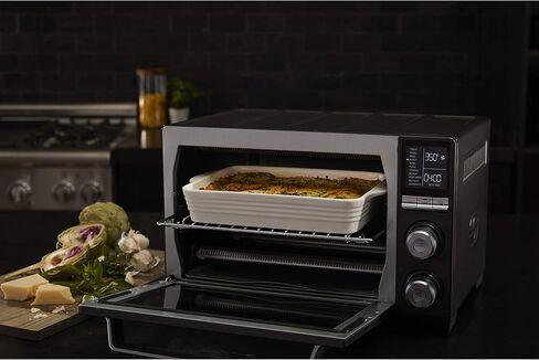 Calphalon Quartz Heat Countertop Toaster Oven, Stainless Steel, Extra-Large Capacity, Black, Dark Gray in Kuwait