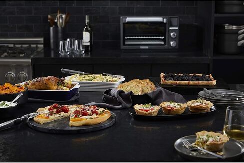 Calphalon Quartz Heat Countertop Toaster Oven, Stainless Steel, Extra-Large Capacity, Black, Dark Gray in Kuwait