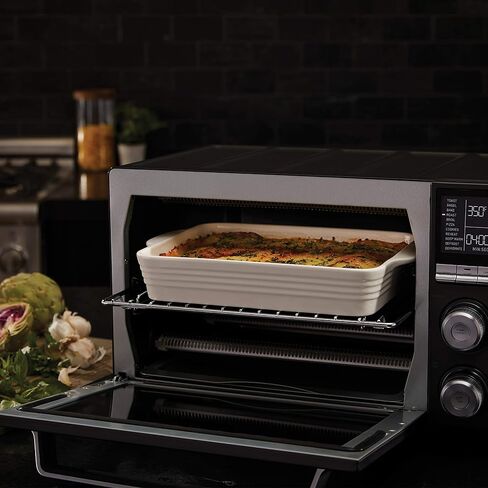 Calphalon Quartz Heat Countertop Toaster Oven, Stainless Steel, Extra-Large Capacity, Black, Dark Gray in Kuwait