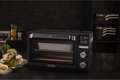 Calphalon Quartz Heat Countertop Toaster Oven, Stainless Steel, Extra-Large Capacity, Black, Dark Gray in Kuwait