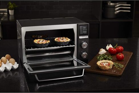 Calphalon Quartz Heat Countertop Toaster Oven, Stainless Steel, Extra-Large Capacity, Black, Dark Gray in Kuwait