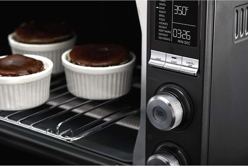 Calphalon Quartz Heat Countertop Toaster Oven, Stainless Steel, Extra-Large Capacity, Black, Dark Gray in Kuwait