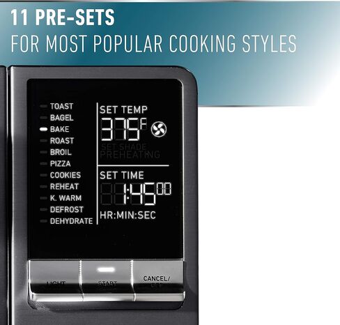 Calphalon Quartz Heat Countertop Toaster Oven, Stainless Steel, Extra-Large Capacity, Black, Dark Gray in Kuwait