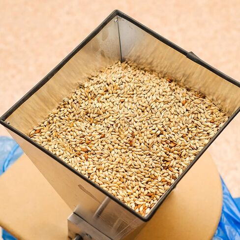 MRbrew Metal Base Malt Crusher, Homebrew Stainless Steel Adjustable 2 Bearing Roller Low Speed Electric Drill Available Brewing Beer Grain Malt Mill Wheat Barley Grinder with Manual Crank Handle | Stainless Steel Grinder Mill with Adjustable 2 Bearing Rol in Kuwait