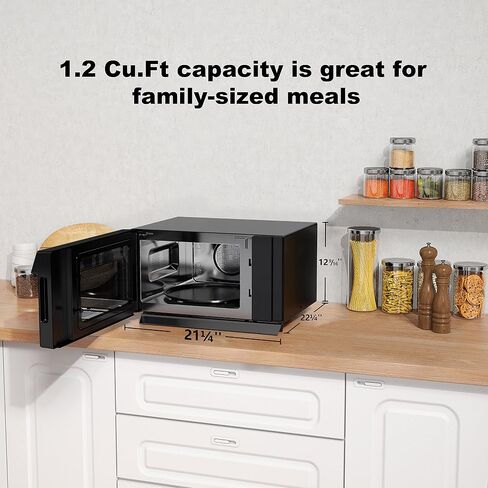 Galanz GTWHG12S1SA10 4-in-1 ToastWave with TotalFry 360, Convection, Microwave, Toaster Oven, Air Fryer, 1000W,1.2 Cu.Ft, LCD Display, Cook, Sensor Reheat, Stainless Steel in Saudi Arabia