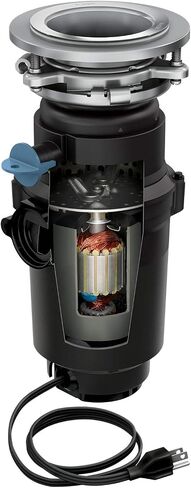 Moen GT50C Prep Series 1/2 Horsepower Continuous Feed Garbage Disposal featuring Fast Track Technology, Power Cord Included in Saudi Arabia