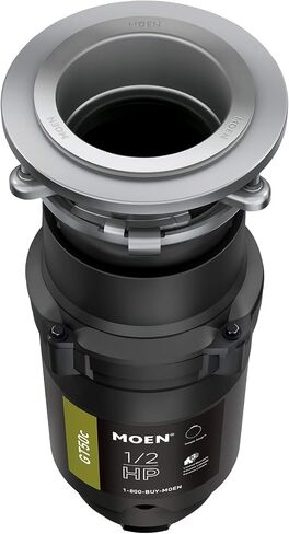 Moen GT50C Prep Series 1/2 Horsepower Continuous Feed Garbage Disposal featuring Fast Track Technology, Power Cord Included in Saudi Arabia
