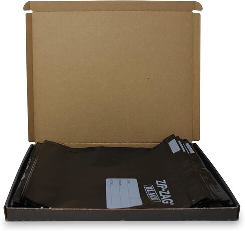 Zip Zag Bags Black 10x Half Pound Bags - Airtight Bags, Resealable, Reusable, Anti-Puncture, Washable, Food Safe, Treated for no Static, for Dry Herbs and Spices in Saudi Arabia