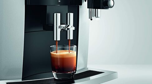 Jura S8 Automatic Coffee Machine 64 oz, Moonlight Silver and Jura Glass Milk Container, Clear in Kuwait