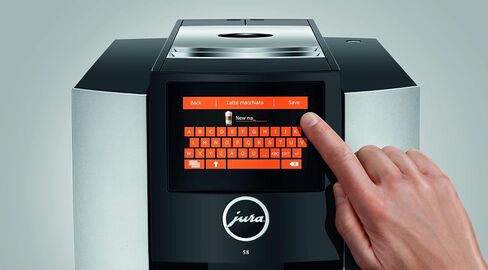 Jura S8 Automatic Coffee Machine 64 oz, Moonlight Silver and Jura Glass Milk Container, Clear in Kuwait