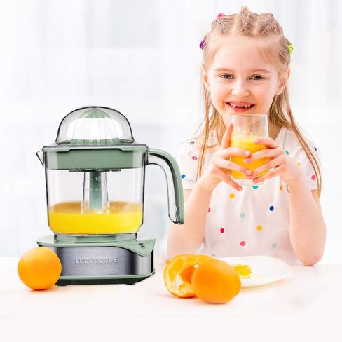 Electric Citrus Juicer 1.2L Large Volume, Orange Juicer with Powerful Motor and LED Working Lamp, Electric Lemon Squeezer for Orange Lemon Lime Grapefruit by LUUKMONDE in Kuwait