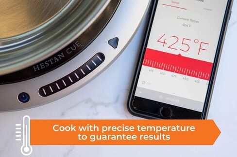 Hestan - سلسلة SmartChef - مقلاة صلصة من الفولاذ المقاوم للصدأ مع غطاء، أواني طهي حثية للتحكم في درجة الحرارة، مقلاة صلصة الكل في واحد (5.5 لتر) in Saudi Arabia