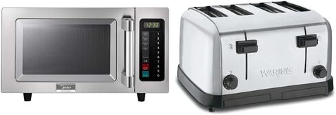 Midea Equipment 1025F1A Countertop Commercial Microwave Oven with Touch Control, 1000W, Stainless Steel.9 CuFt in Saudi Arabia