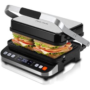 Taylor Swoden 7-in-1 Panini Press Sandwich Maker, Electric Indoor Grill | 1500W, LED Touch Panel, Removable Non-Stick Plates & Drip Tray, Independent Temperature Control, 7 Modes, Opens 180 Degrees in Saudi Arabia