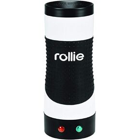 Rollie Egg cooker Automatic Electric Vertical (Stainless steel) / Egg sandwich,Egg rolls, Omelets, Scrambled eggs, Breakfast egg maker. Free cleaning brush + 25 recipes