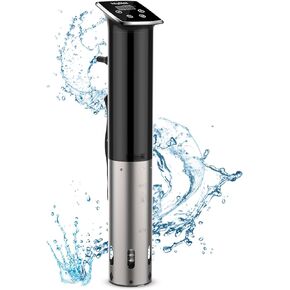 آلة طباخ Keylitos Sous Vide بقدرة 1100 واط، IPX7، طباخ دقيق Sous Vide مقاوم للماء، جهاز غمر دائري فائق الهدوء وسريع التسخين، طباخ دقيق مع درجة حرارة دقيقة وتحكم في المؤقت in Kuwait