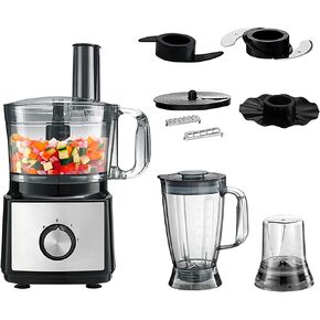 كوجنيتا محضر طعام متعدد الوظائف 8 في 1 لتقطيع العجن والتقطيع مع شفرة عجين 500 واط بسرعتين ونبض in Kuwait