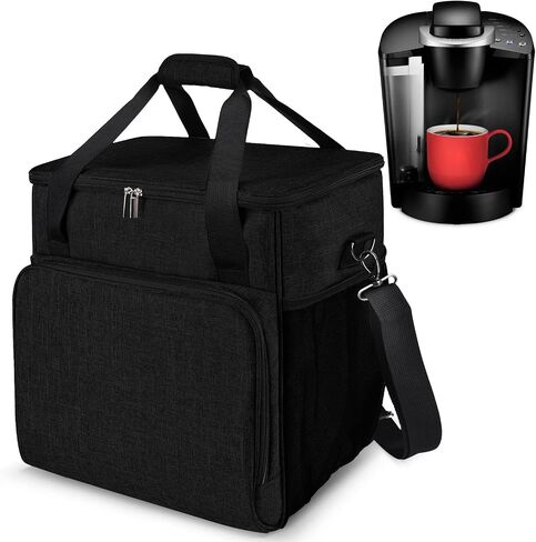 BAGLHER Heavy Duty Kitchen Mixer Cover for 4.5-5 Quart Stand Mixers, 2-in-1 Shoulder & Hand Carrying Case with Accessory Pockets (14"x9"x15", Grey) in Saudi Arabia