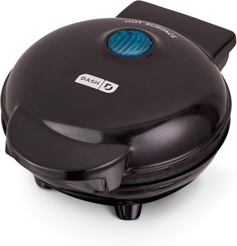 Dash Mini Maker Portable Grill Machine + Panini Press for Gourmet Burgers, Sandwiches, Chicken + Other On the Go Breakfast, Lunch, or Snacks with Recipe Guide - Aqua in Saudi Arabia
