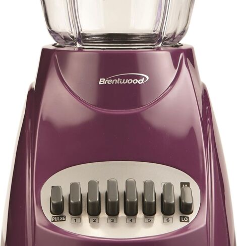 Brentwood JB-220PR Plastic Jar 12-Speed + Pulse Blender, Purple in Kuwait