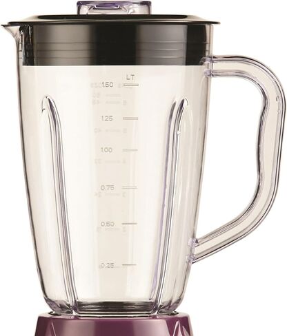 Brentwood JB-220PR Plastic Jar 12-Speed + Pulse Blender, Purple in Kuwait