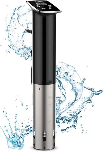 آلة طباخ Keylitos Sous Vide بقدرة 1100 واط، IPX7، طباخ دقيق Sous Vide مقاوم للماء، جهاز غمر دائري فائق الهدوء وسريع التسخين، طباخ دقيق مع درجة حرارة دقيقة وتحكم في المؤقت in Kuwait