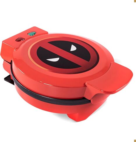Uncanny Brands Marvel Deadpool Waffle Maker - Merc With a Mouth on Your Waffles- Waffle Iron in Saudi Arabia