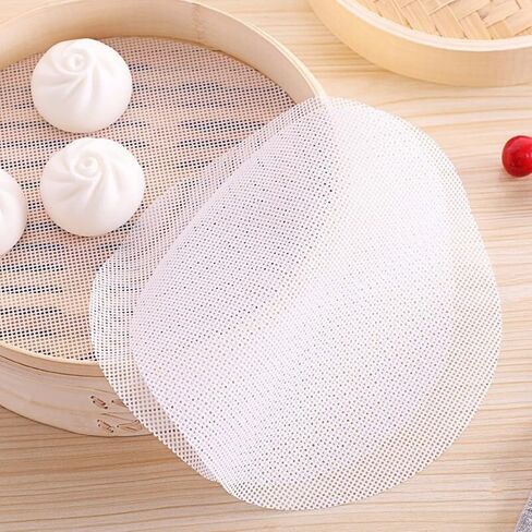 6 قطع من صفائح تجفيف الطعام والفواكه المستديرة غير اللاصقة من السيليكون قابلة لاعادة الاستخدام لتجفيف الفواكه والبخار (قطر 13 انش) in Kuwait