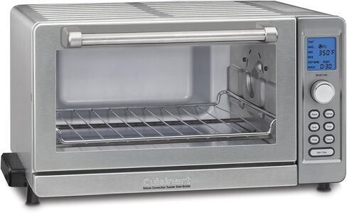 Cuisinart TOB-135 Deluxe Convection Toaster Oven Broiler, Brushed Stainless, 9.3" x 18.3" x 15.3", Silver in Saudi Arabia