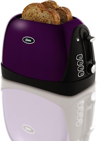 Oster 2 Slice, Bread, Bagel Toaster, Metallic Grey in Kuwait