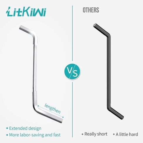 مفتاح التخلص من القمامة من LitKiwi، مفتاح ربط مربى بتصميم مطول، أداة مفتاح ألين للتخلص من القمامة متوافقة مع التخلص من القمامة InSinkErator للتخلص من انسداد حوض المطبخ in Kuwait