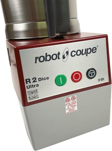 Robot Coupe R2U DICE Combination Food Processor with 3 Quart Bowl, Stainless Steel, Continuous Feed & 4 Discs, 2 hp, 120v,R2 DICE Ultra in Kuwait