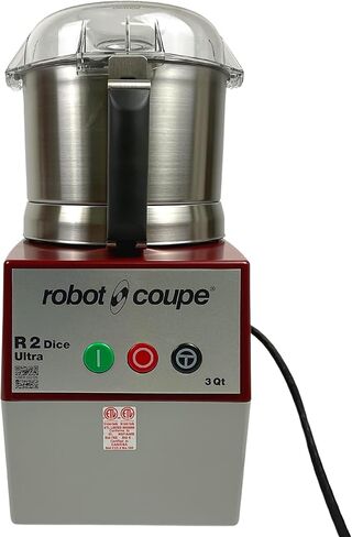 Robot Coupe R2U DICE Combination Food Processor with 3 Quart Bowl, Stainless Steel, Continuous Feed & 4 Discs, 2 hp, 120v,R2 DICE Ultra in Kuwait