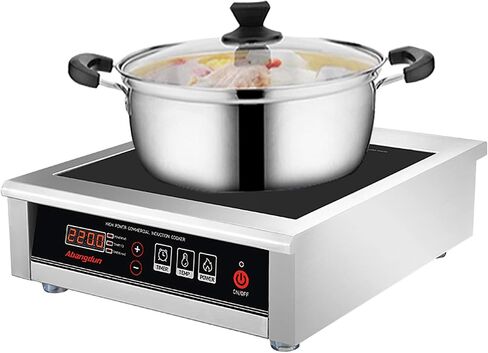 2200W/110V Commercial Induction Cooktop Countertop Burners Induction Hot Plate for Cooking Abangdun in Kuwait