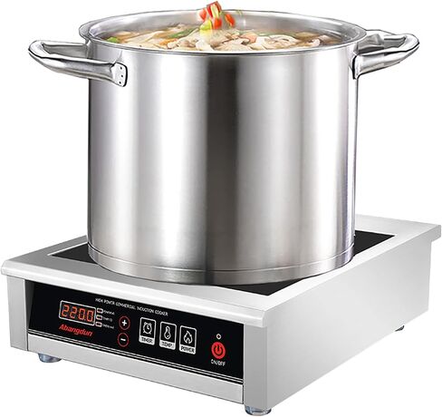 2200W/110V Commercial Induction Cooktop Countertop Burners Induction Hot Plate for Cooking Abangdun in Kuwait